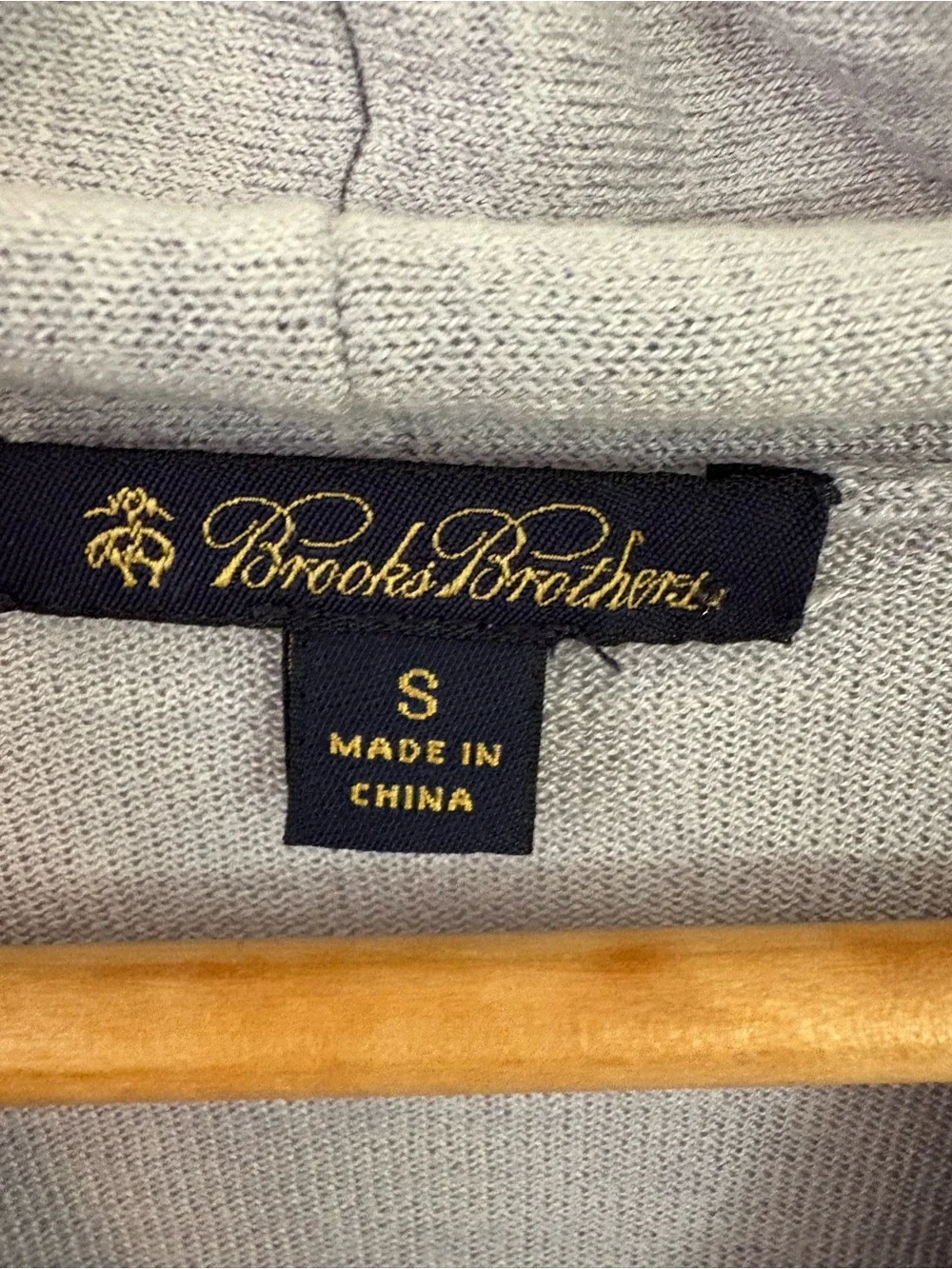 Brooks Brothers Silk Cashmere Shawl Neck Sweater. Size Small.